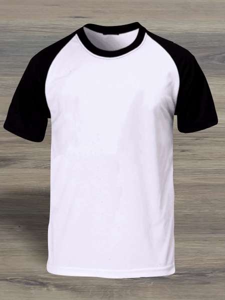 Camiseta Raglan Personalizada Estampa 1 cor Serigrafia